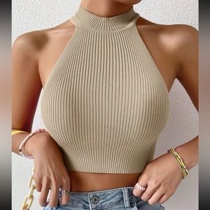 Ribbed knit top
